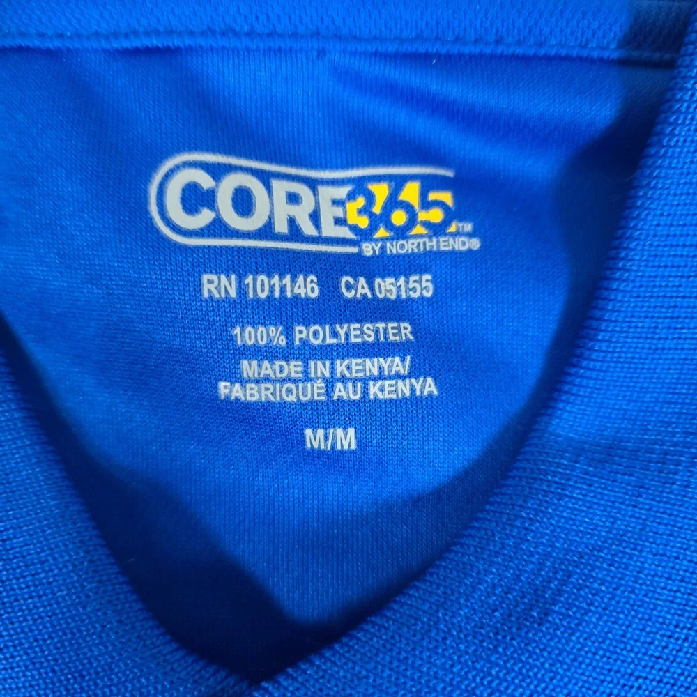 CORE365 Blue Healthspan Performance Polo‎ Shirt M/M